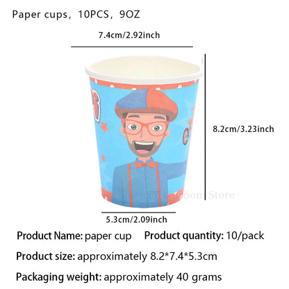 English Teacher Birthday Party Supplies - Disposable Tableware Tablecloth Plates Cups Gift Bags Kid Party Favors - ZOOMNSTORE