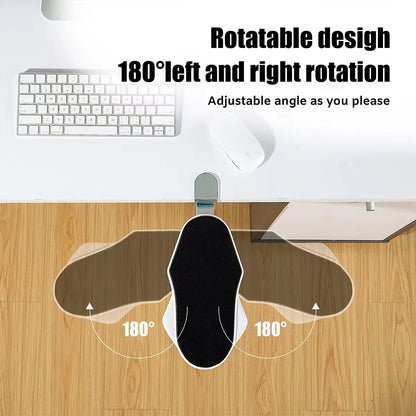 Ergonomic Foldable Desk Arm Rest  Wrist Support Pad with Rotating Mouse Pad Holder - ZOOMNSTORE