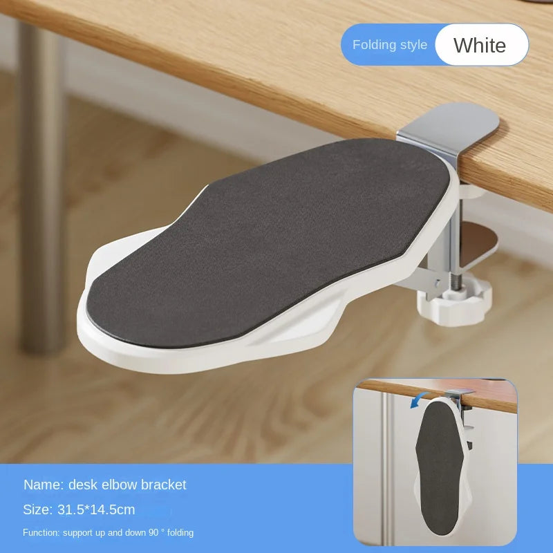 Ergonomic Foldable Desk Arm Rest  Wrist Support Pad with Rotating Mouse Pad Holder - ZOOMNSTORE