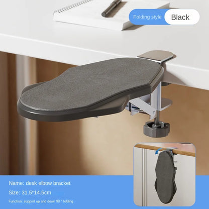 Ergonomic Foldable Desk Arm Rest  Wrist Support Pad with Rotating Mouse Pad Holder - ZOOMNSTORE