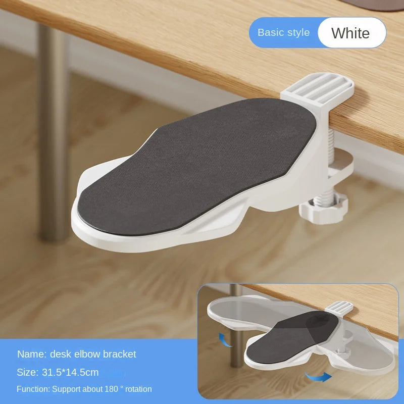 Ergonomic Foldable Desk Arm Rest  Wrist Support Pad with Rotating Mouse Pad Holder - ZOOMNSTORE