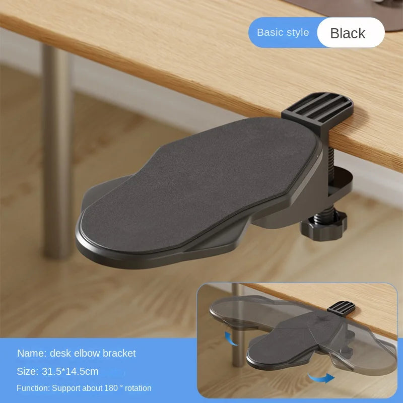 Ergonomic Foldable Desk Arm Rest  Wrist Support Pad with Rotating Mouse Pad Holder - ZOOMNSTORE