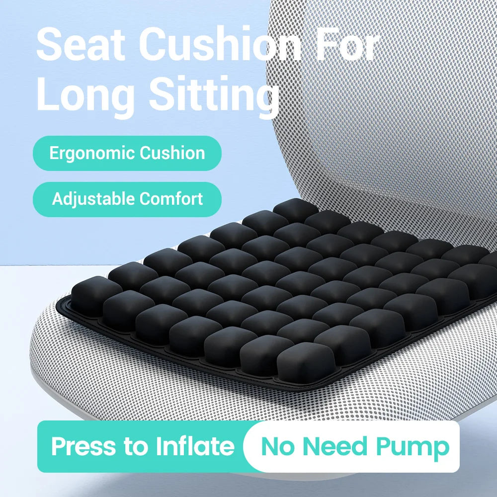 Ergonomic Chair Cushion – Adjustable Inflatable Office Seat Pad for Long Sitting Comfort - ZOOMNSTORE