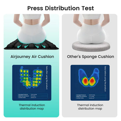 Ergonomic Chair Cushion – Adjustable Inflatable Office Seat Pad for Long Sitting Comfort - ZOOMNSTORE