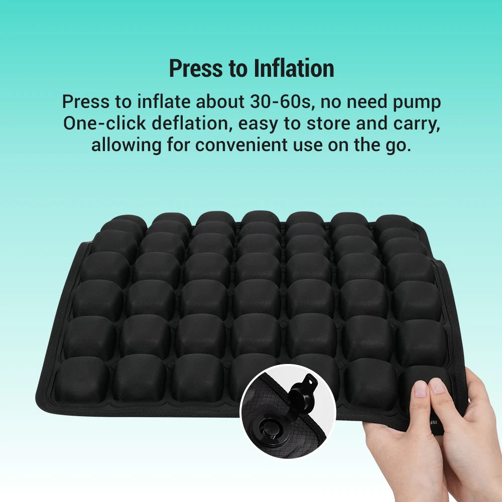 Ergonomic Chair Cushion – Adjustable Inflatable Office Seat Pad for Long Sitting Comfort - ZOOMNSTORE