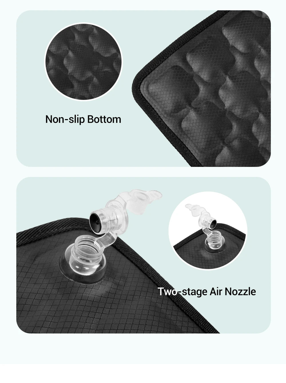 Ergonomic Chair Cushion – Adjustable Inflatable Office Seat Pad for Long Sitting Comfort - ZOOMNSTORE