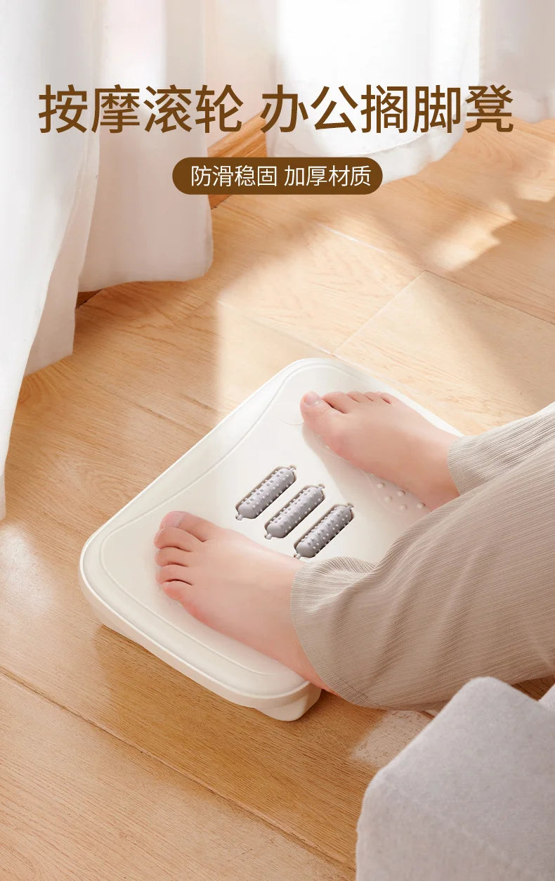 Ergonomic Footrest - Under Desk Foot Stool | Comfortable Leg Rest Balance Board - ZOOMNSTORE