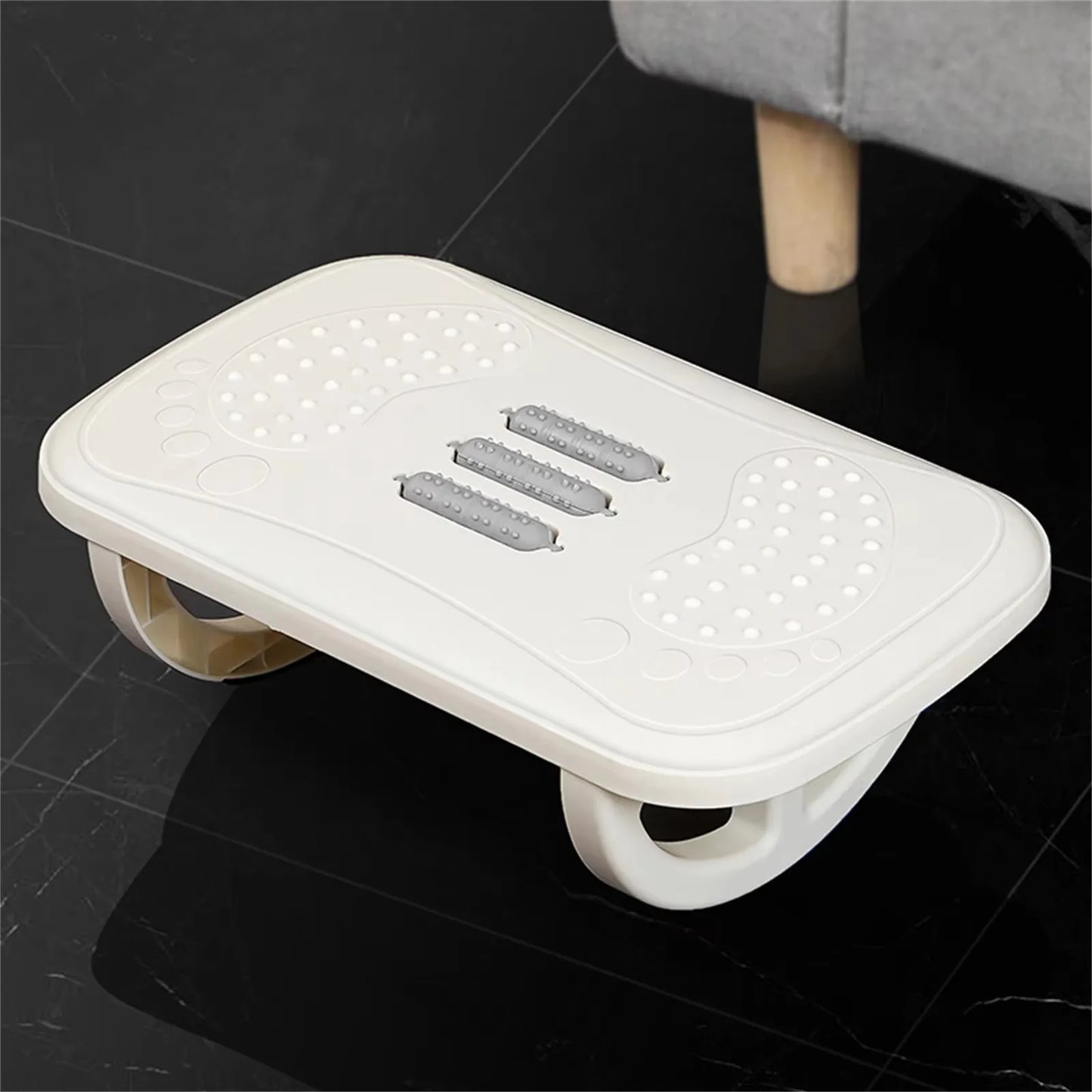 Ergonomic Footrest - Under Desk Foot Stool | Comfortable Leg Rest Balance Board - ZOOMNSTORE