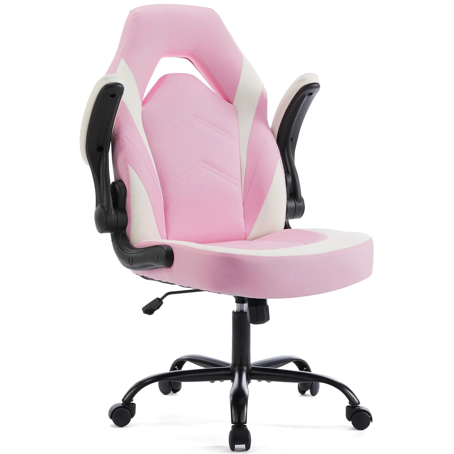 Ergonomic Gaming Desk Chair - Adjustable PU Leather with Flip-up Armrests - ZOOMNSTORE
