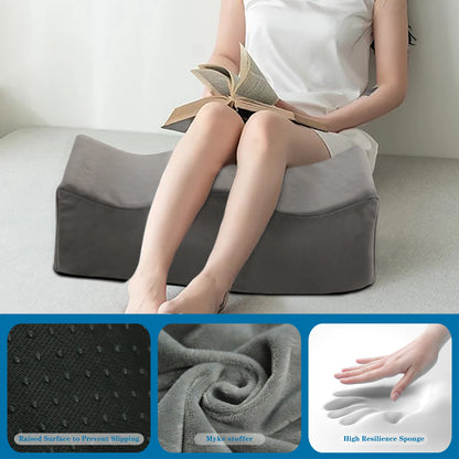 Ergonomic Leg Pillow - Memory Foam Pressure Relief Cushion for Leg Support - ZOOMNSTORE