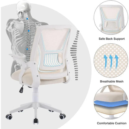 Ergonomic Office Chair - Adjustable Desk Chair With Mesh Lumbar Support & Rolling Swivel - ZOOMNSTORE