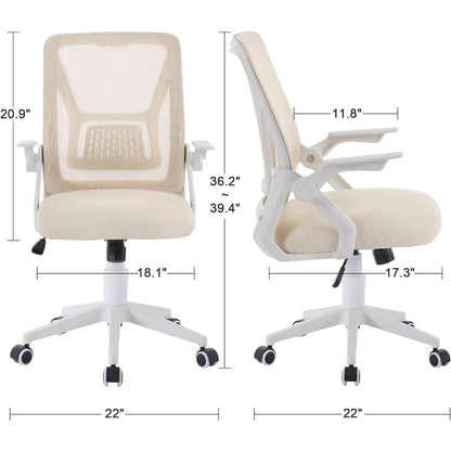 Ergonomic Office Chair - Adjustable Desk Chair With Mesh Lumbar Support & Rolling Swivel - ZOOMNSTORE