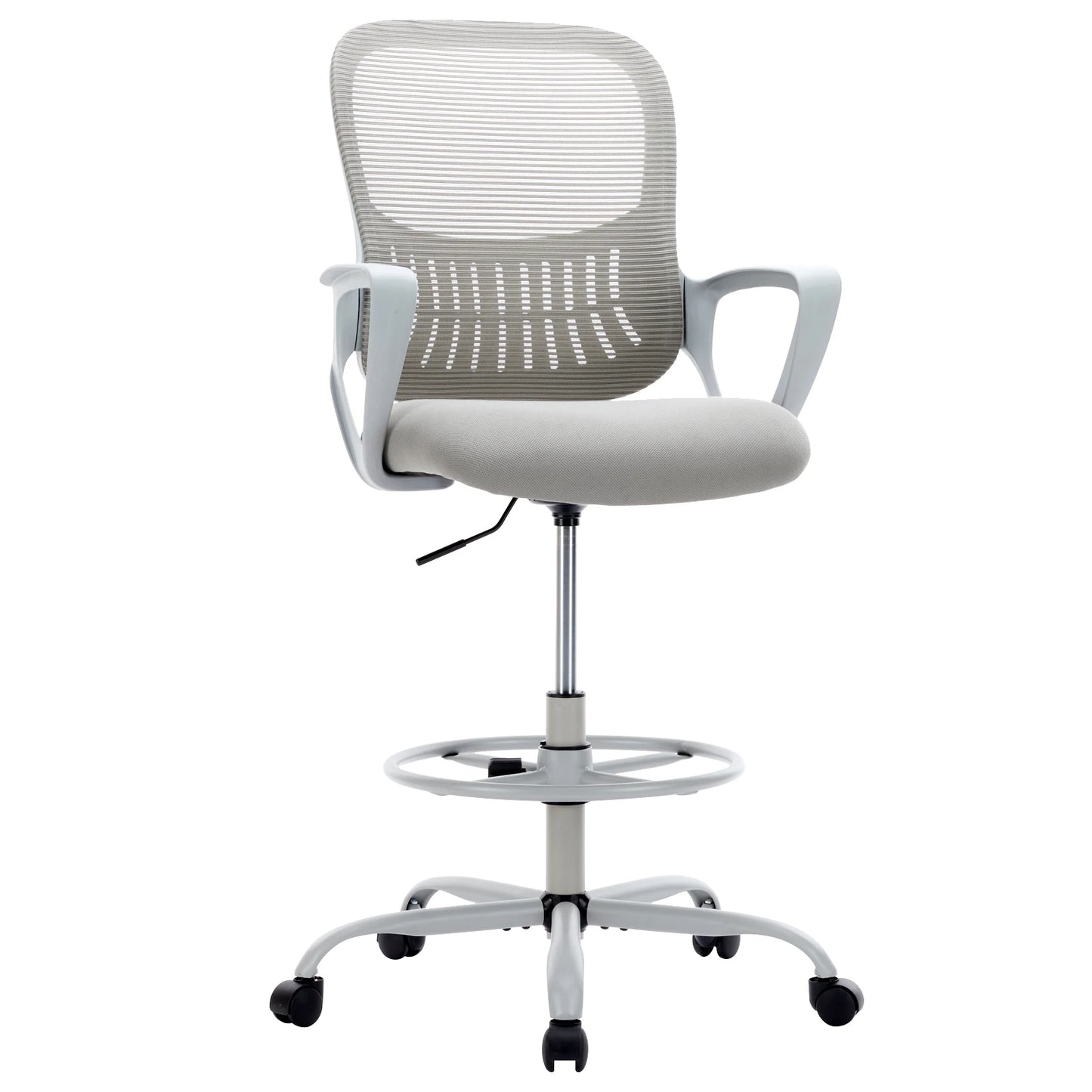 Ergonomic Office Chair - Mesh Back With Lumbar Support | Adjustable Height & Flip-Up Armrests - ZOOMNSTORE