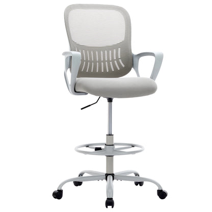 Ergonomic Office Chair - Mesh Back With Lumbar Support | Adjustable Height & Flip-Up Armrests - ZOOMNSTORE