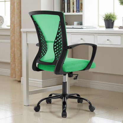 Ergonomic Office Chair - Mesh Desk Chair with Lumbar Support & Adjustable Height - ZOOMNSTORE