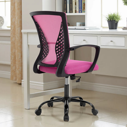 Ergonomic Office Chair - Mesh Desk Chair with Lumbar Support & Adjustable Height - ZOOMNSTORE