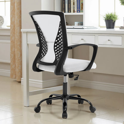 Ergonomic Office Chair - Mesh Desk Chair with Lumbar Support & Adjustable Height - ZOOMNSTORE