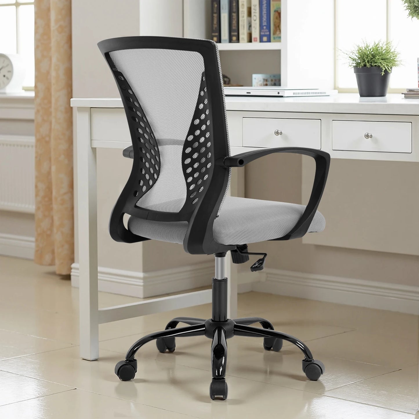 Ergonomic Office Chair - Mesh Desk Chair with Lumbar Support & Adjustable Height - ZOOMNSTORE