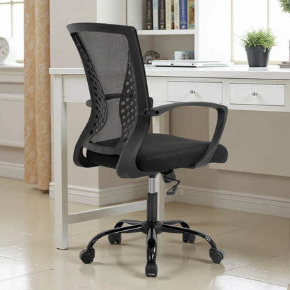 Ergonomic Office Chair - Mesh Desk Chair with Lumbar Support & Adjustable Height - ZOOMNSTORE