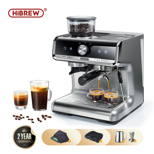 HiBREW Barista Pro Espresso Machine - 20 Bar Bean to Cup Coffee Maker for Cafes and Restaurants - ZOOMNSTORE