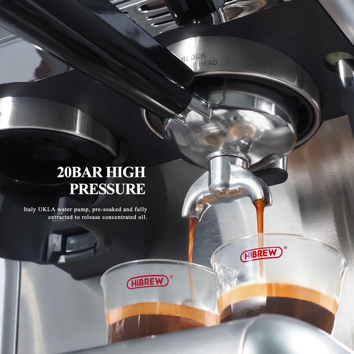 HiBREW Barista Pro Espresso Machine - 20 Bar Bean to Cup Coffee Maker for Cafes and Restaurants - ZOOMNSTORE