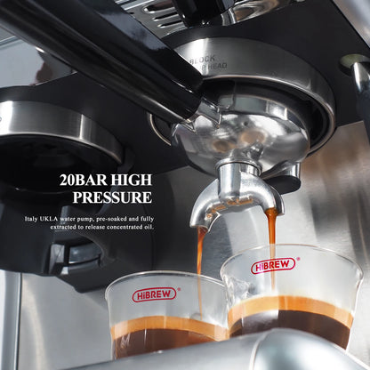 HiBREW Barista Pro Espresso Machine - 20 Bar Bean to Cup Coffee Maker for Cafes and Restaurants - ZOOMNSTORE