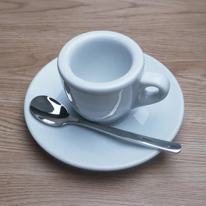 Espresso Cup And Saucer – Professional Espresso Mug Classic Italian Style Set - ZOOMNSTORE