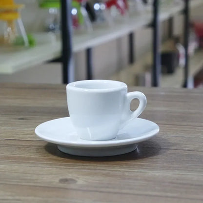 Espresso Cup And Saucer – Professional Espresso Mug Classic Italian Style Set - ZOOMNSTORE