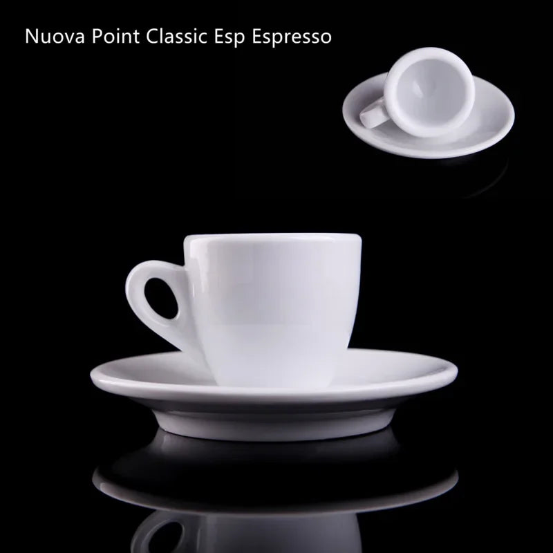 Espresso Cup And Saucer – Professional Espresso Mug Classic Italian Style Set - ZOOMNSTORE