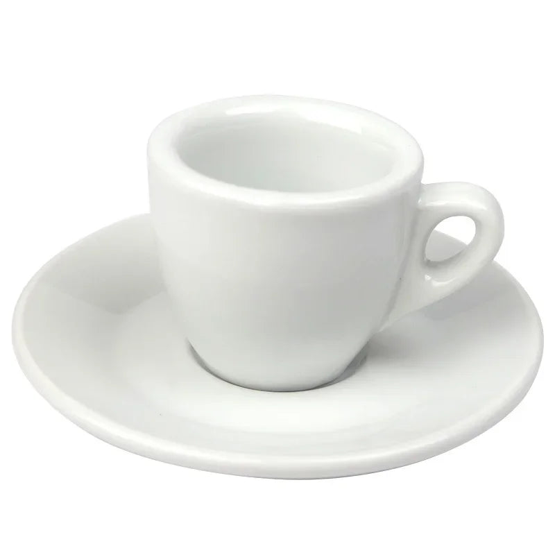 Espresso Cup And Saucer – Professional Espresso Mug Classic Italian Style Set - ZOOMNSTORE