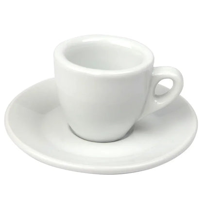 Espresso Cup And Saucer – Professional Espresso Mug Classic Italian Style Set - ZOOMNSTORE