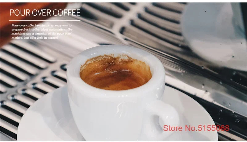 Espresso Cup And Saucer – Professional Espresso Mug Classic Italian Style Set - ZOOMNSTORE