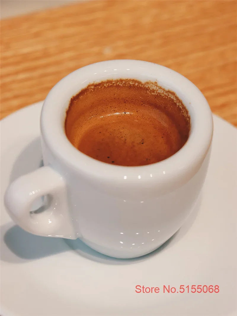 Espresso Cup And Saucer – Professional Espresso Mug Classic Italian Style Set - ZOOMNSTORE