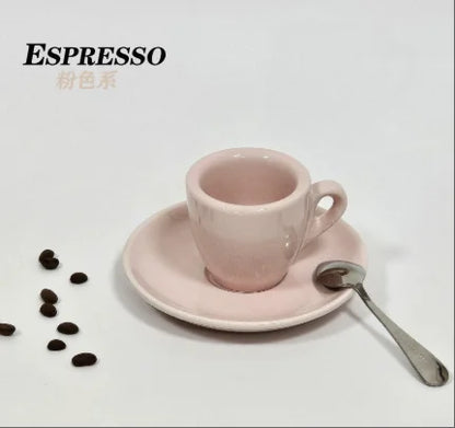 Espresso Cup And Saucer – Professional Espresso Mug Classic Italian Style Set - ZOOMNSTORE