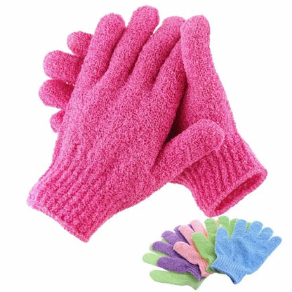 2Pcs/Pair Bath for Peeling Exfoliating Mitt Glove with Shower Scrub Gloves Resistance Body Massage Sponge Wash Skin Moisturizing - ZOOMNSTORE