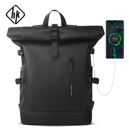 Expandable Waterproof Travel Backpack - Large Capacity 156 Laptop Bag with USB Port - ZOOMNSTORE