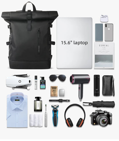 Expandable Waterproof Travel Backpack - Large Capacity 156 Laptop Bag with USB Port - ZOOMNSTORE