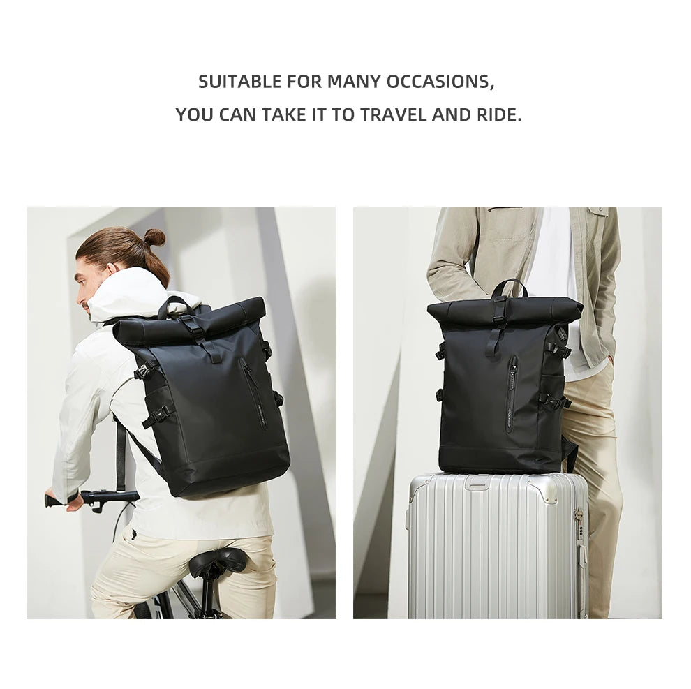 Expandable Waterproof Travel Backpack - Large Capacity 156 Laptop Bag with USB Port - ZOOMNSTORE