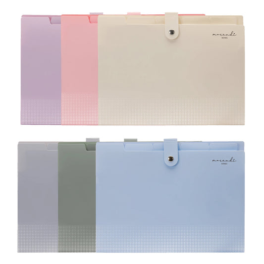 Accordion File Organizer - 5 Pocket Expanding Folder with Labels Letter Size for Home and Office - ZOOMNSTORE