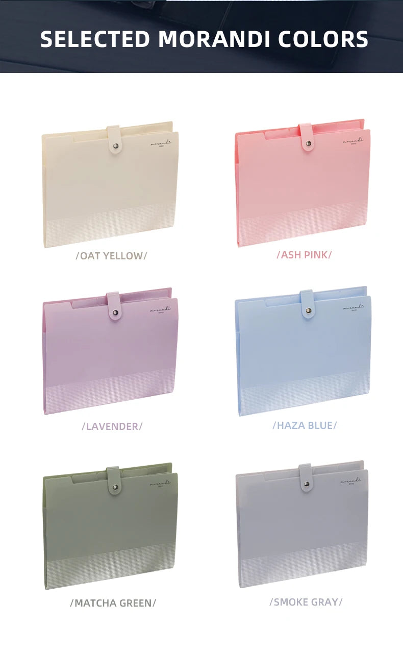 Accordion File Organizer - 5 Pocket Expanding Folder with Labels Letter Size for Home and Office - ZOOMNSTORE