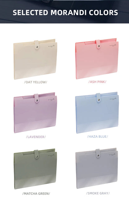 Accordion File Organizer - 5 Pocket Expanding Folder with Labels Letter Size for Home and Office - ZOOMNSTORE