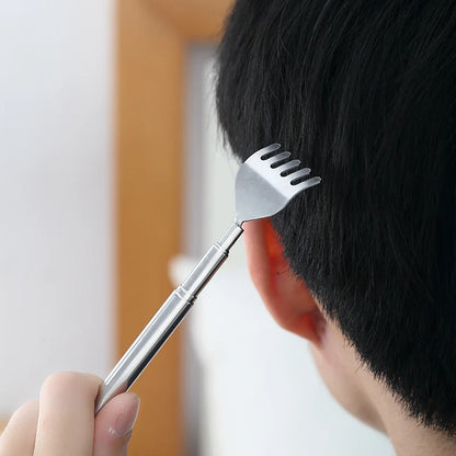 Extendable Back Scratcher – Telescopic Stainless Steel Portable Back Massager - ZOOMNSTORE