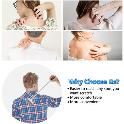 Extendable Back Scratcher – Telescopic Stainless Steel Portable Back Massager - ZOOMNSTORE
