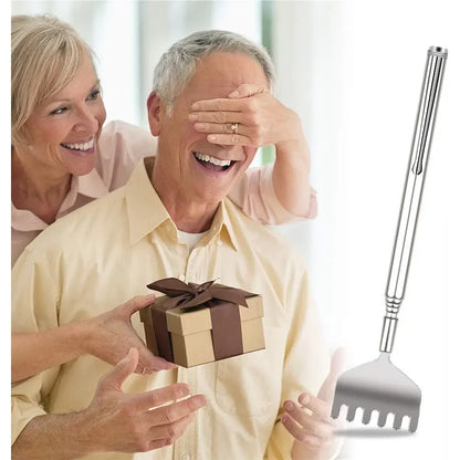 Extendable Back Scratcher – Telescopic Stainless Steel Portable Back Massager - ZOOMNSTORE