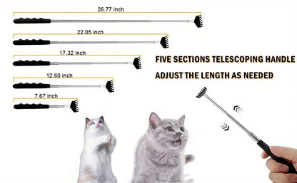 Extendable Back Scratcher – Telescopic Stainless Steel Scratch Claw Tool with Comfortable Grip - ZOOMNSTORE