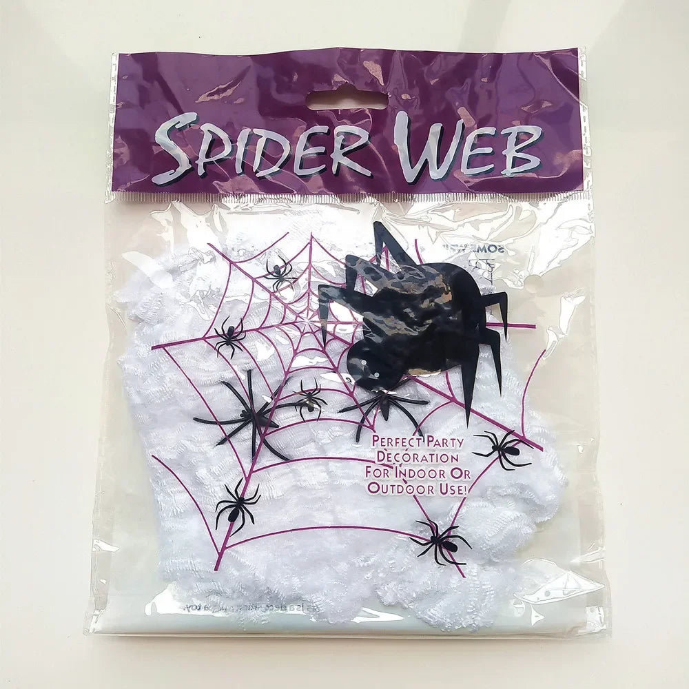 Extra Large Plush Black Spider - Halloween Haunted House Decoration Outdoor Party Prop - ZOOMNSTORE
