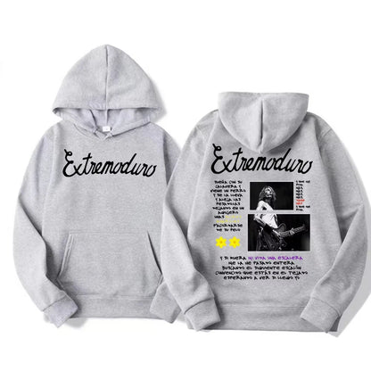 Extremoduro Tour Hoodie - Rock Band Oversized Hoodies | Cozy Fleece Sweatshirt - ZOOMNSTORE