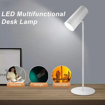 Eye Protection Table Lamp – USB Touch Dimming Reading Light for Bedroom Study - ZOOMNSTORE