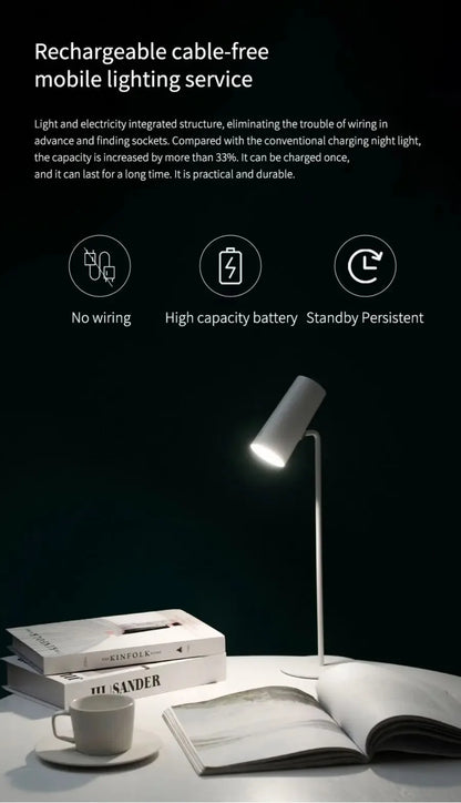 Eye Protection Table Lamp – USB Touch Dimming Reading Light for Bedroom Study - ZOOMNSTORE
