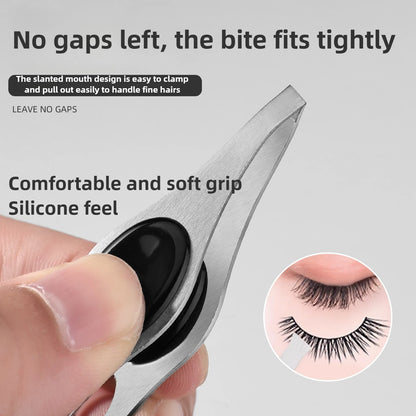 Portable Stainless Steel Eyebrow Hair Remover with LED Light - ZOOMNSTORE